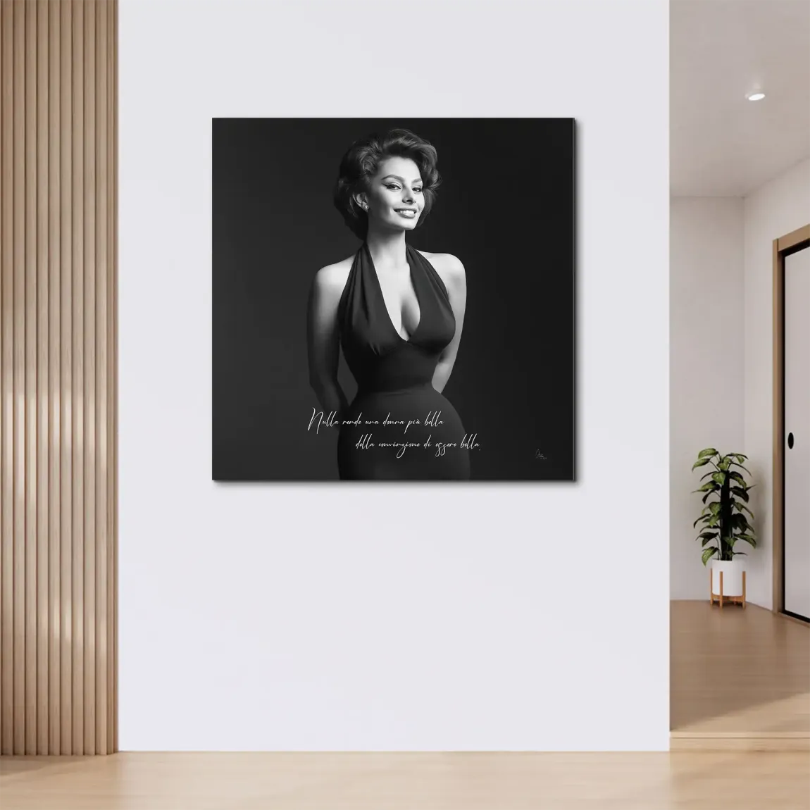 Sophia Diva Alu Dibond Wandbild