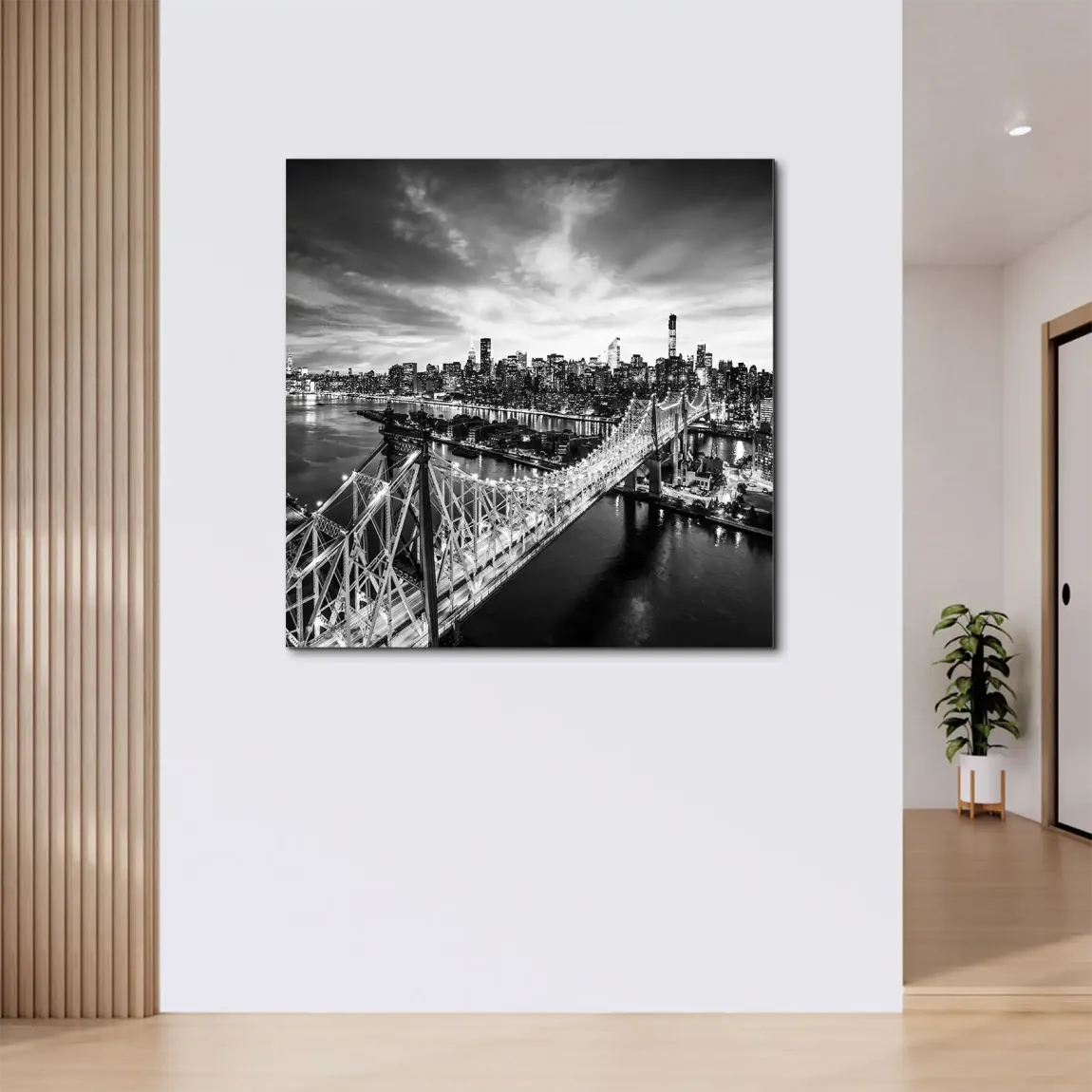 New York Noir Alu Dibond Wandbild
