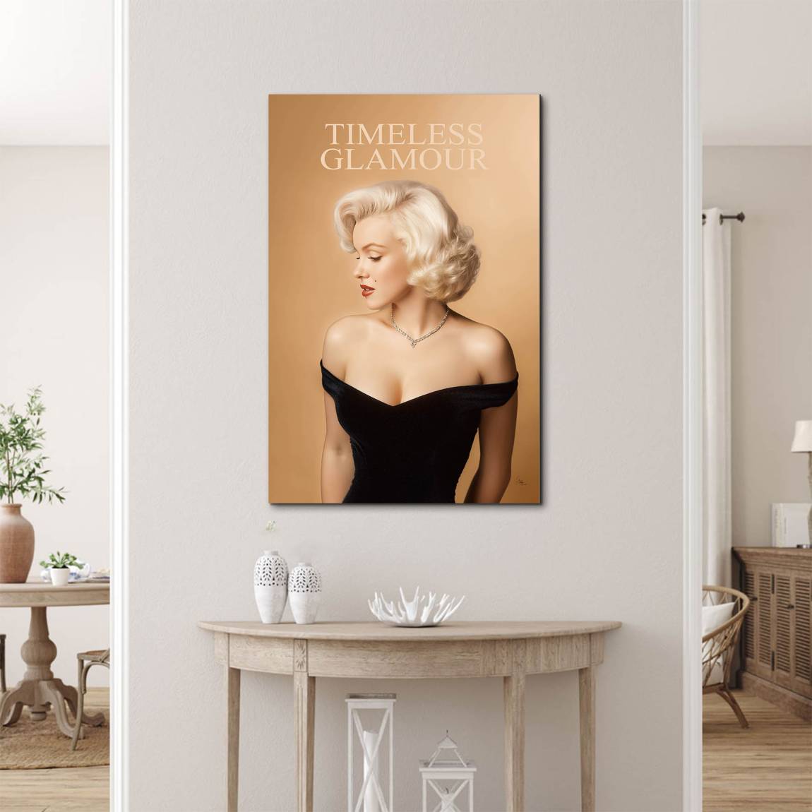Marilyn Monroe Timeless Alu Dibond Wandbild