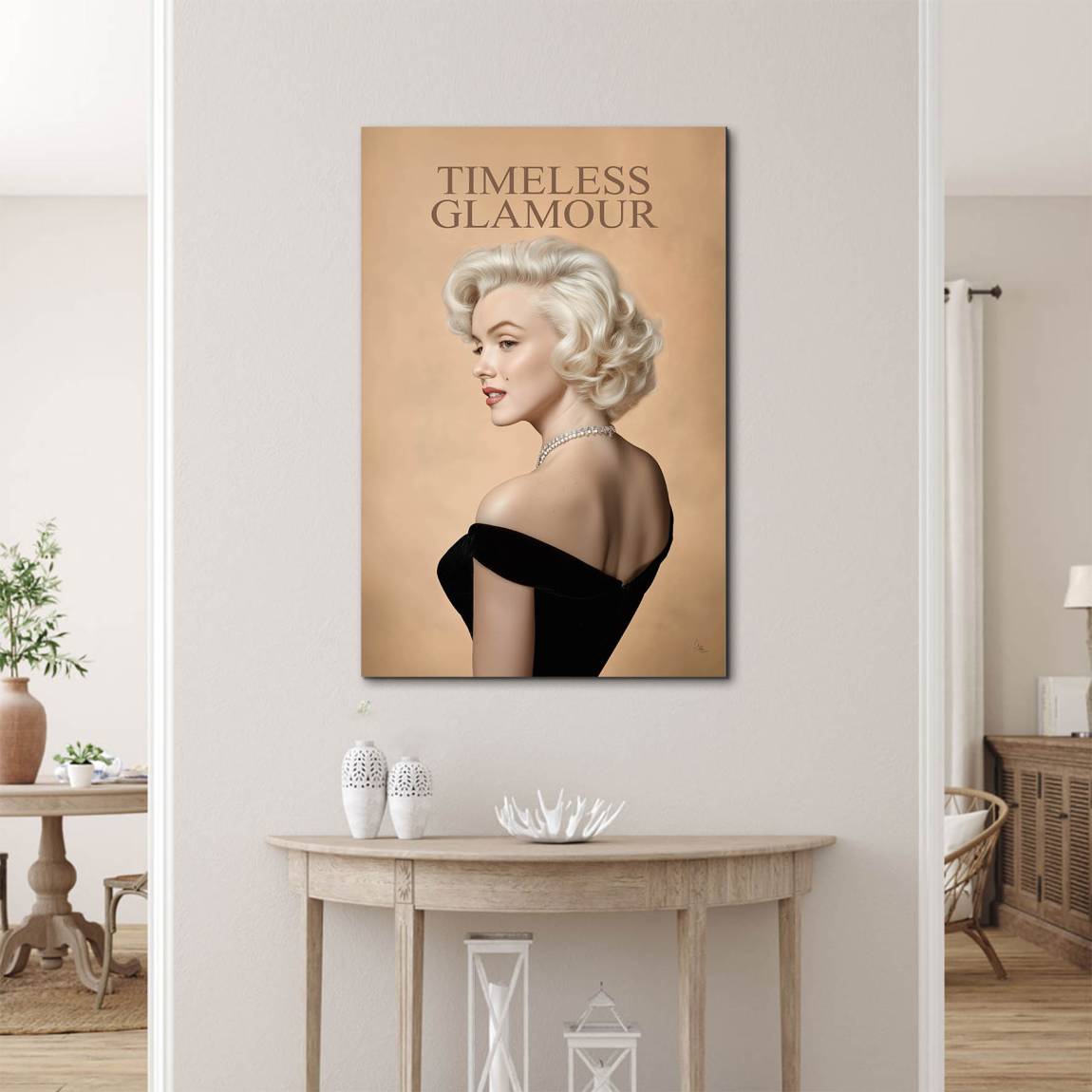 Marilyn Monroe Zeitlos Alu Dibond Wandbild