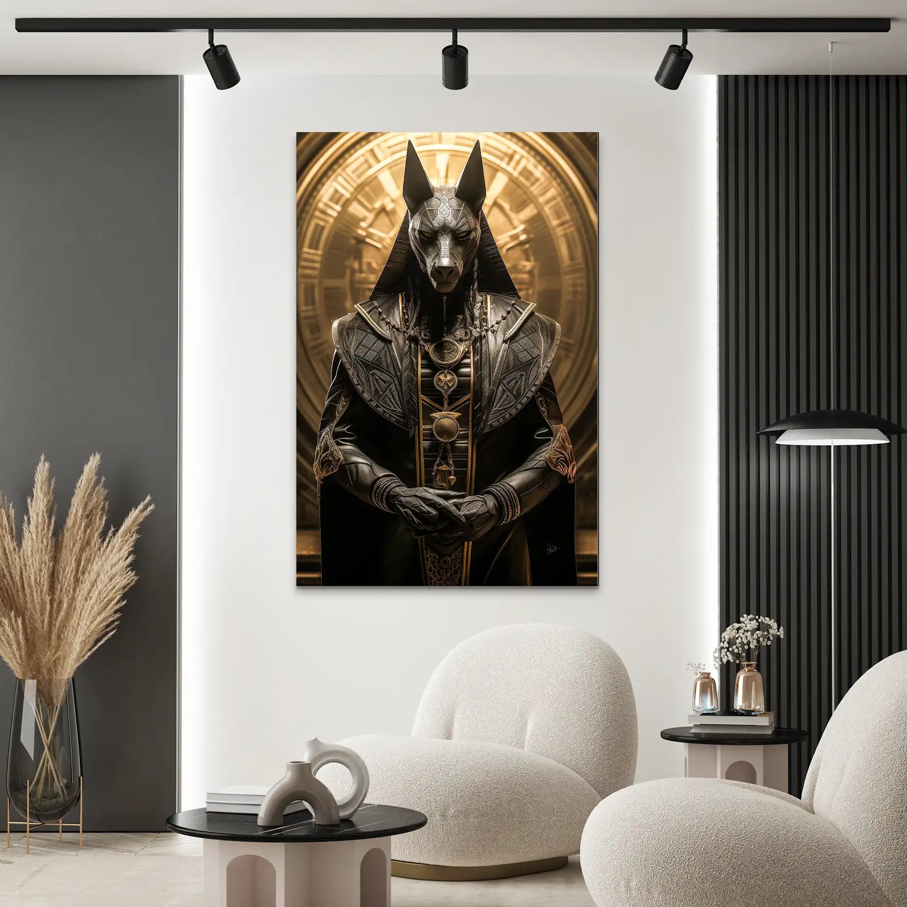 Anubis Mystik AluDibond Bild INGALERIE