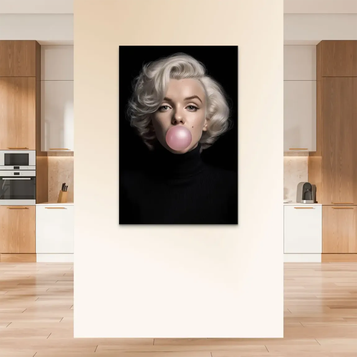Marilyn Bubble Glamour Alu Dibond Bild