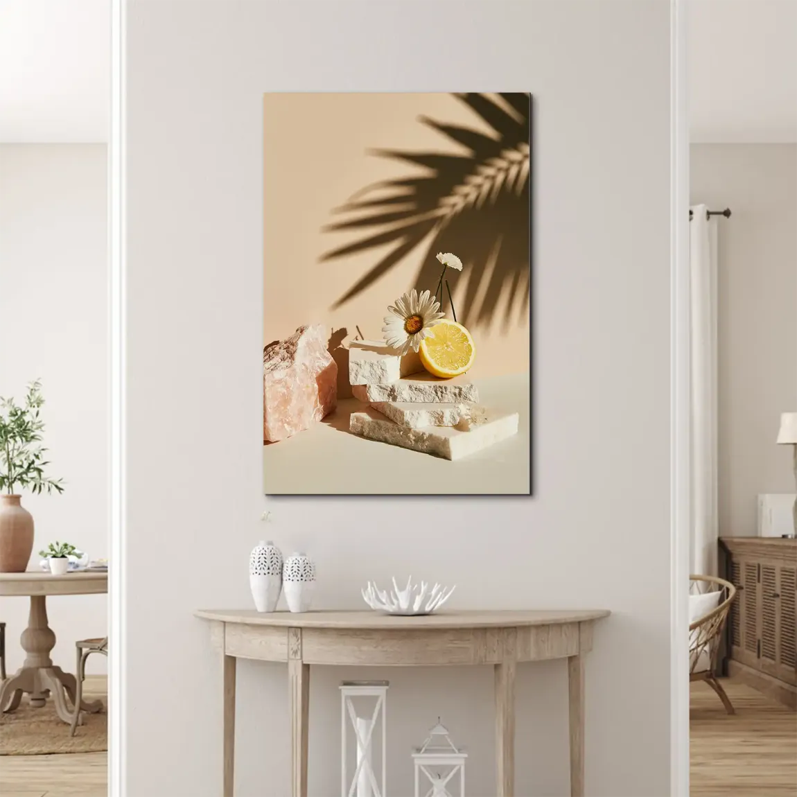 Zitrus Blüte Alu Dibond Wandbild