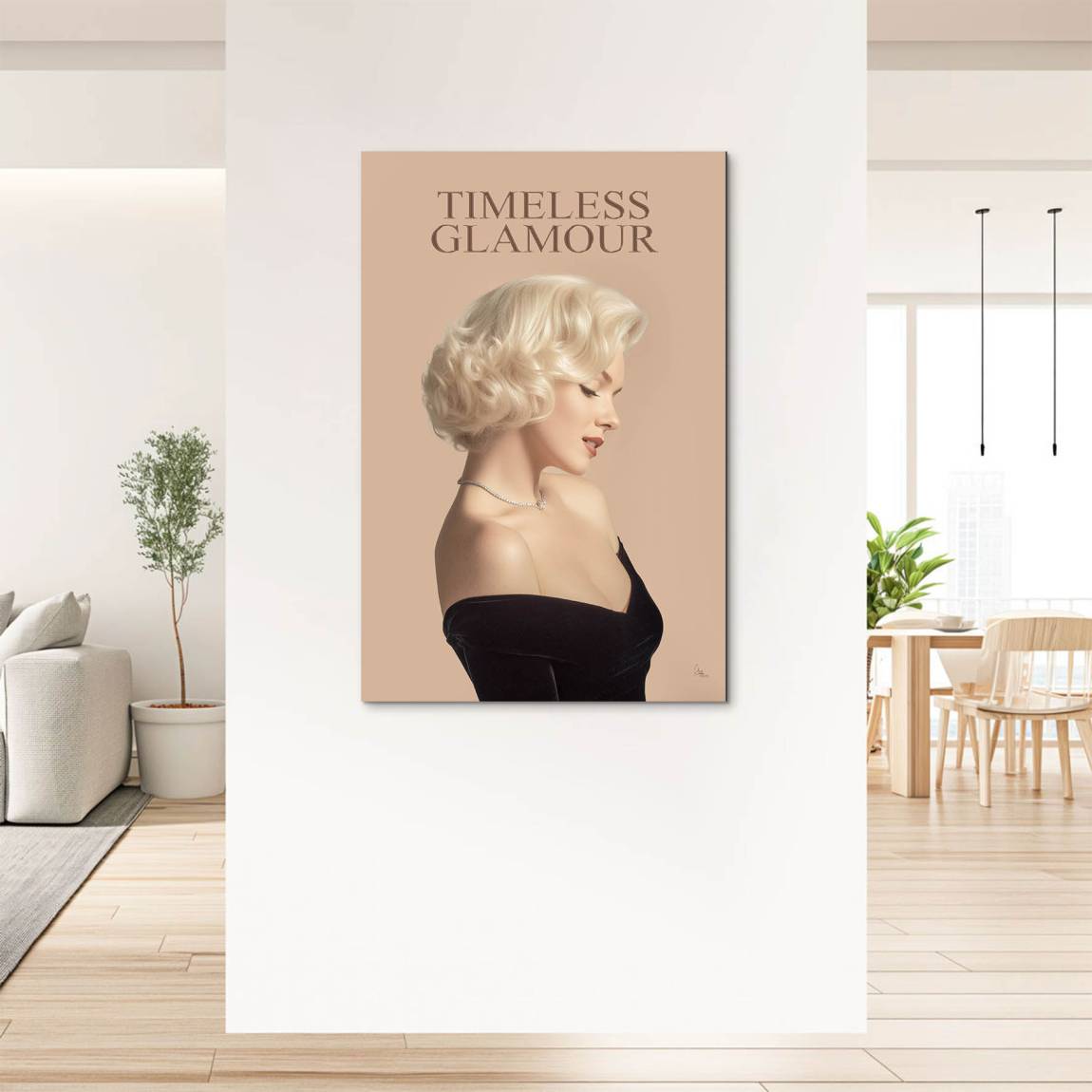 Marilyn Hollywood Grace Alu Dibond Wandbild