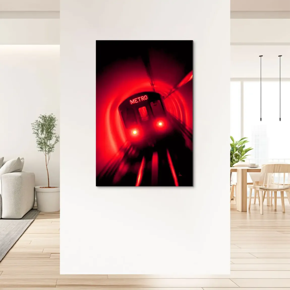 Metro Art Alu Dibond Wandbild
