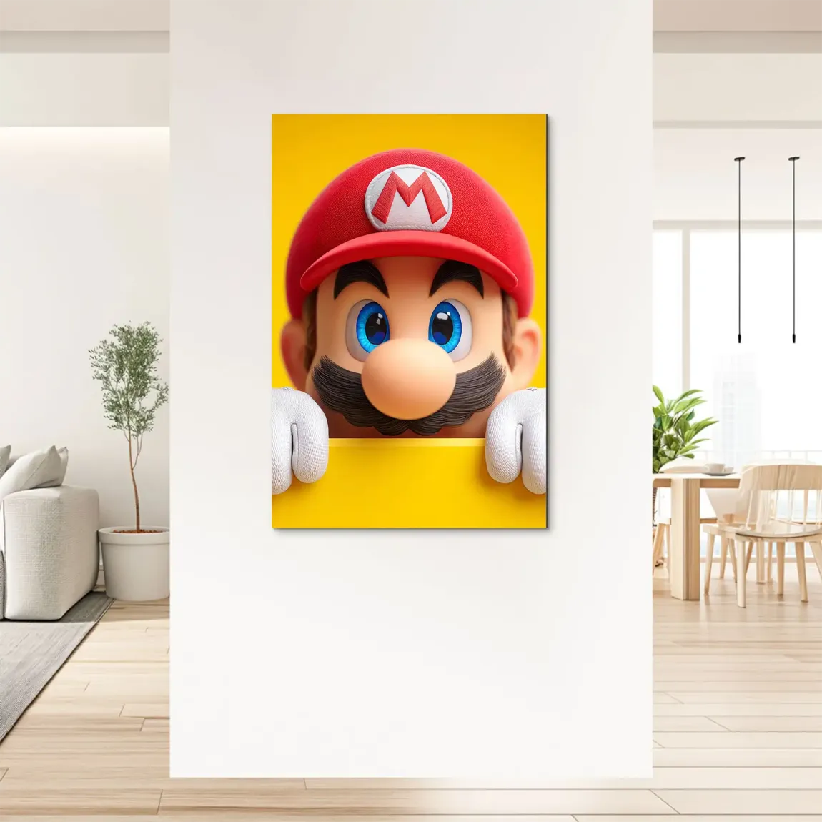 Mario Ikone Alu Dibond Bild