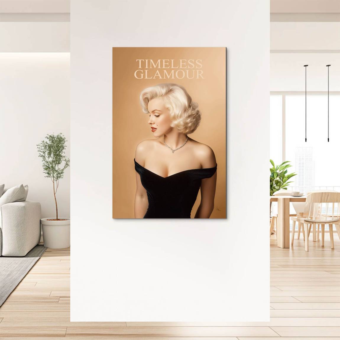 Marilyn Monroe Timeless Alu Dibond Wandbild