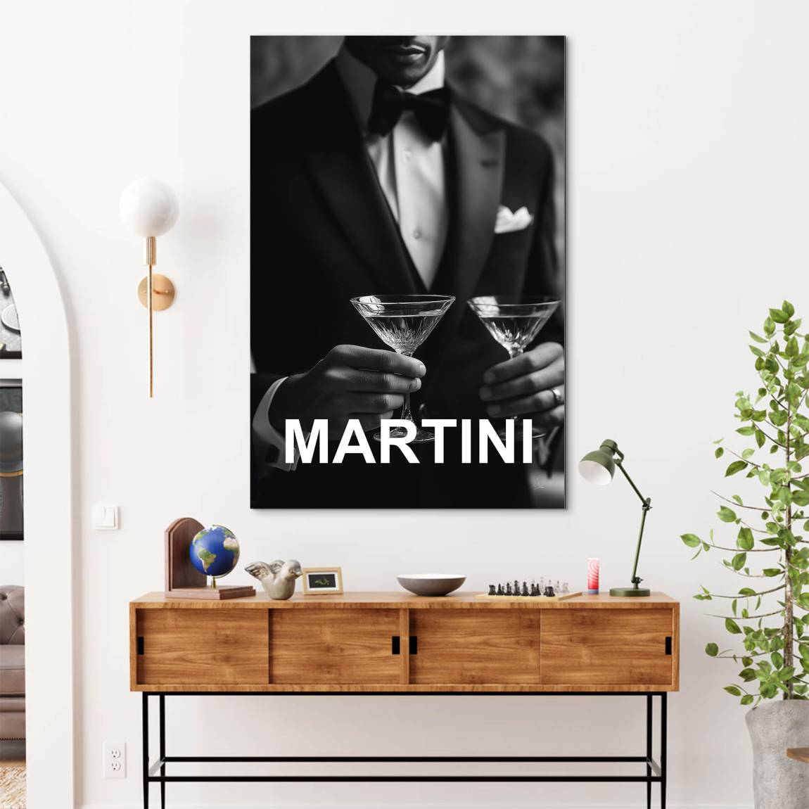 Martini Moment Alu Dibond Bild