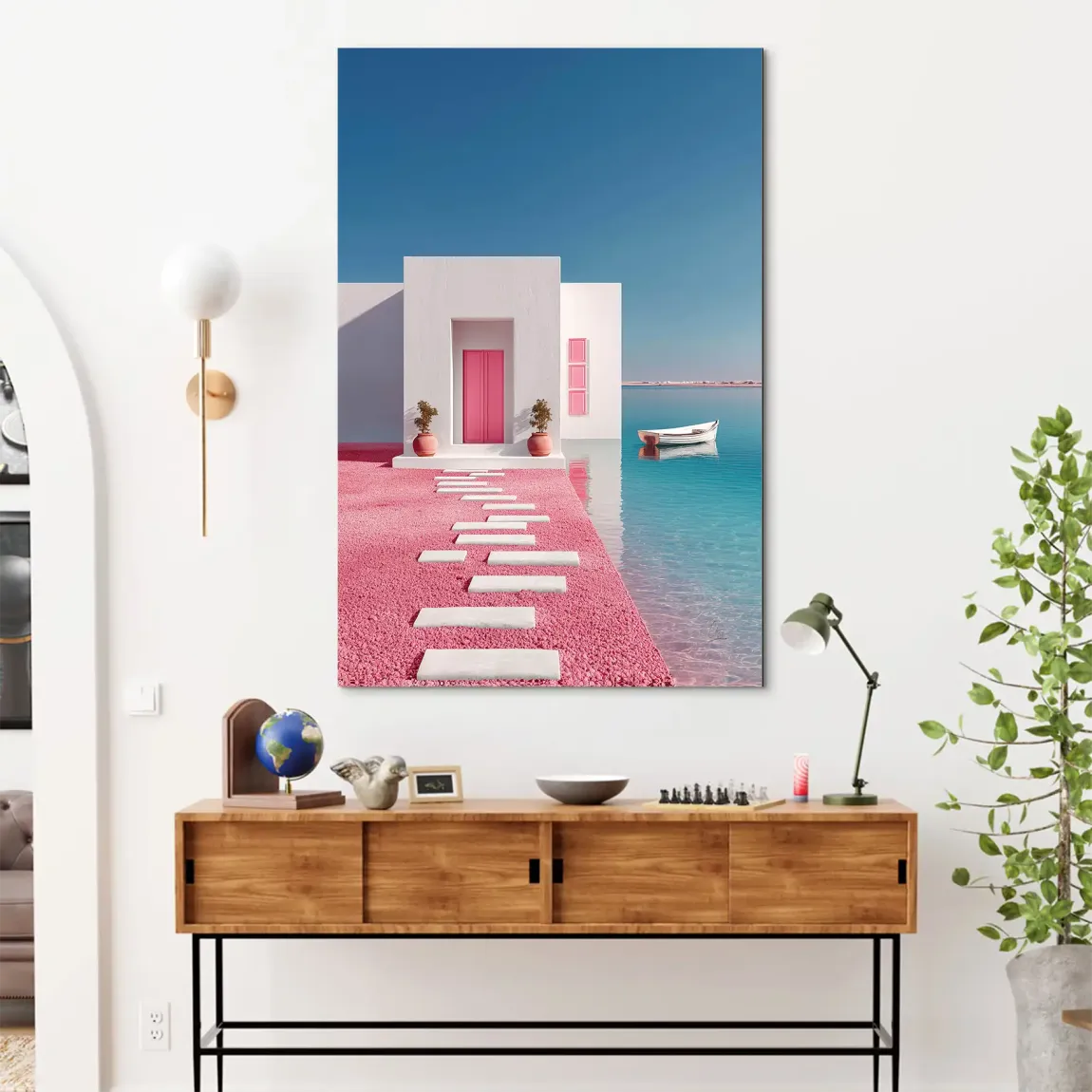 Casa Aurora Alu Dibond Bild