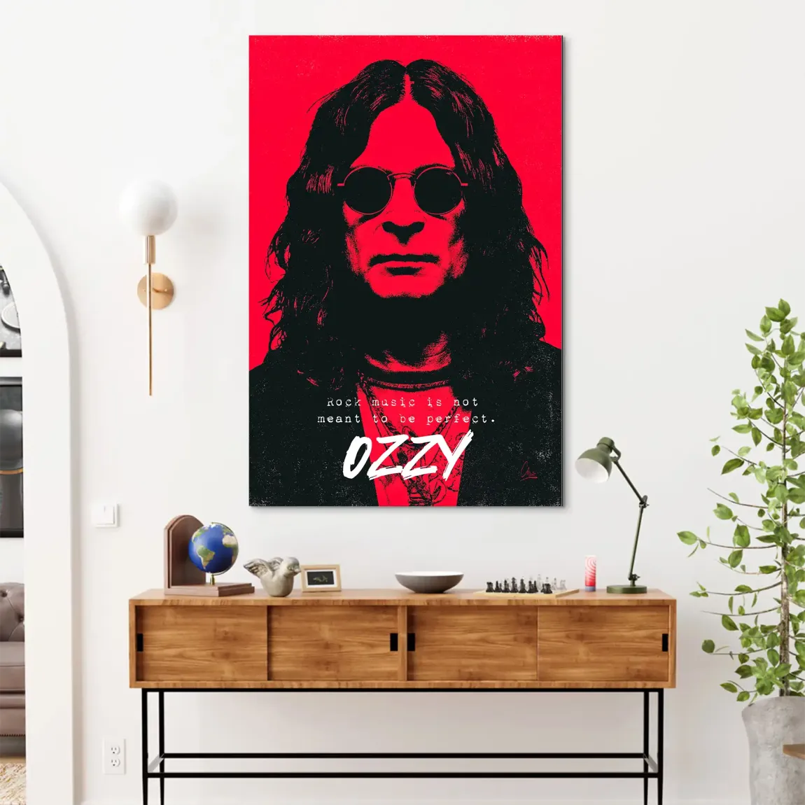 Ozzy Rock Spirit Alu Dibond Bild
