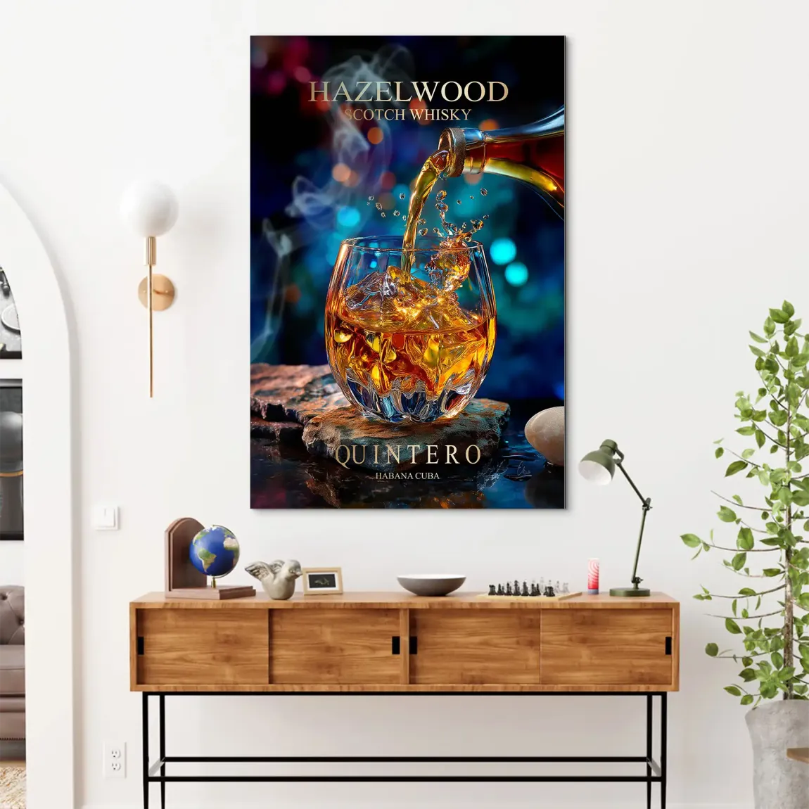 Amber Essence Alu Dibond Bild