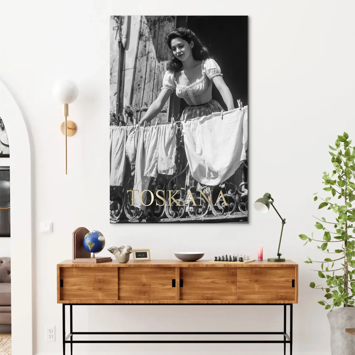 Bella Toskana Alu Dibond Bild