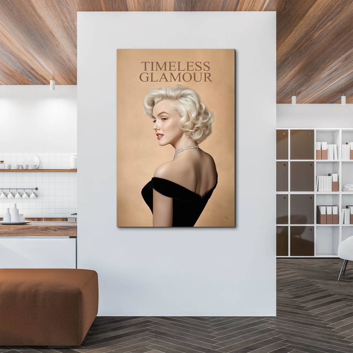 Marilyn Monroe Zeitlos Alu Dibond Wandbild