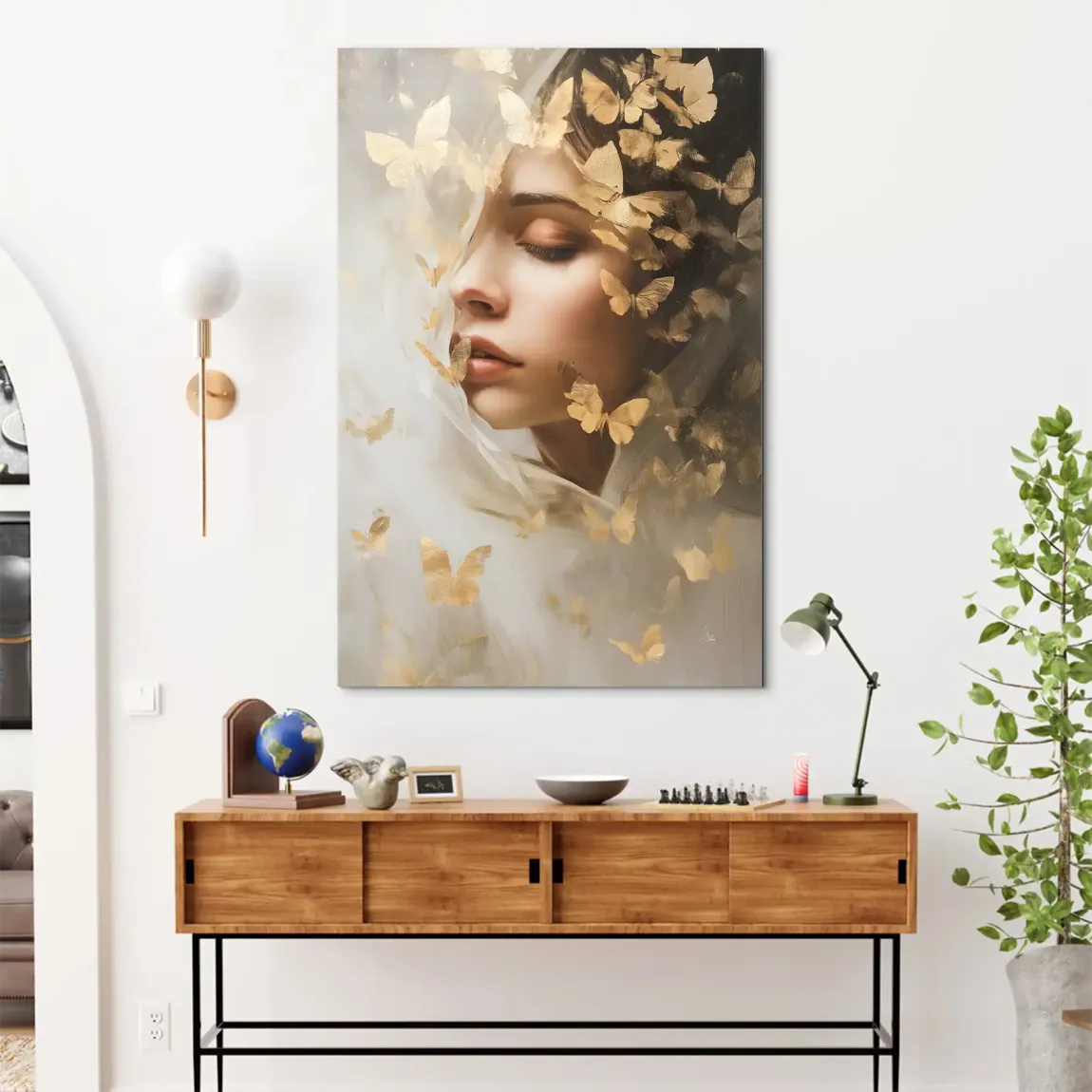 Whisper of Butterflies Alu Dibond Bild - INGALERIE | Dein Onlineshop für moderne Wandbilder