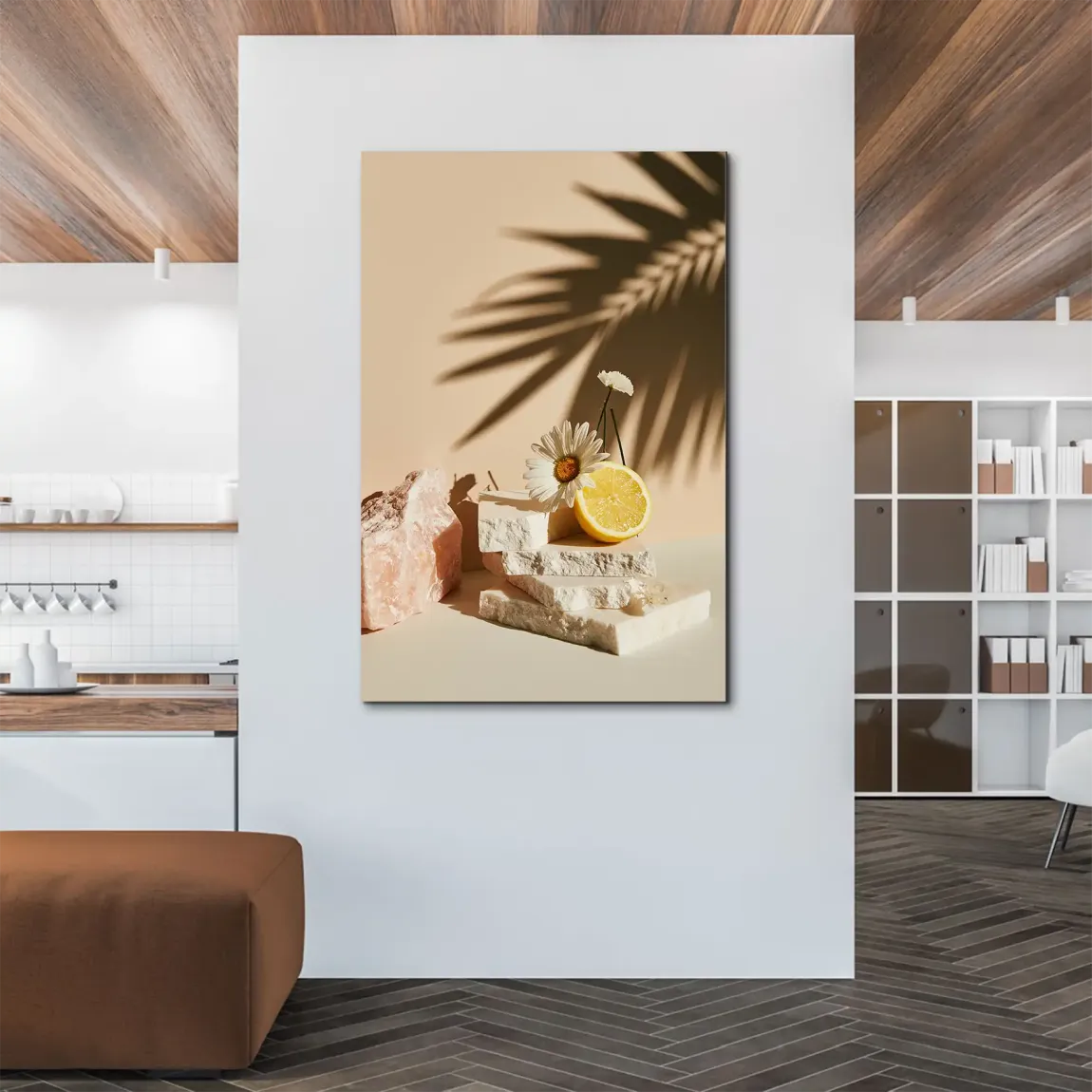 Zitrus Blüte Alu Dibond Wandbild
