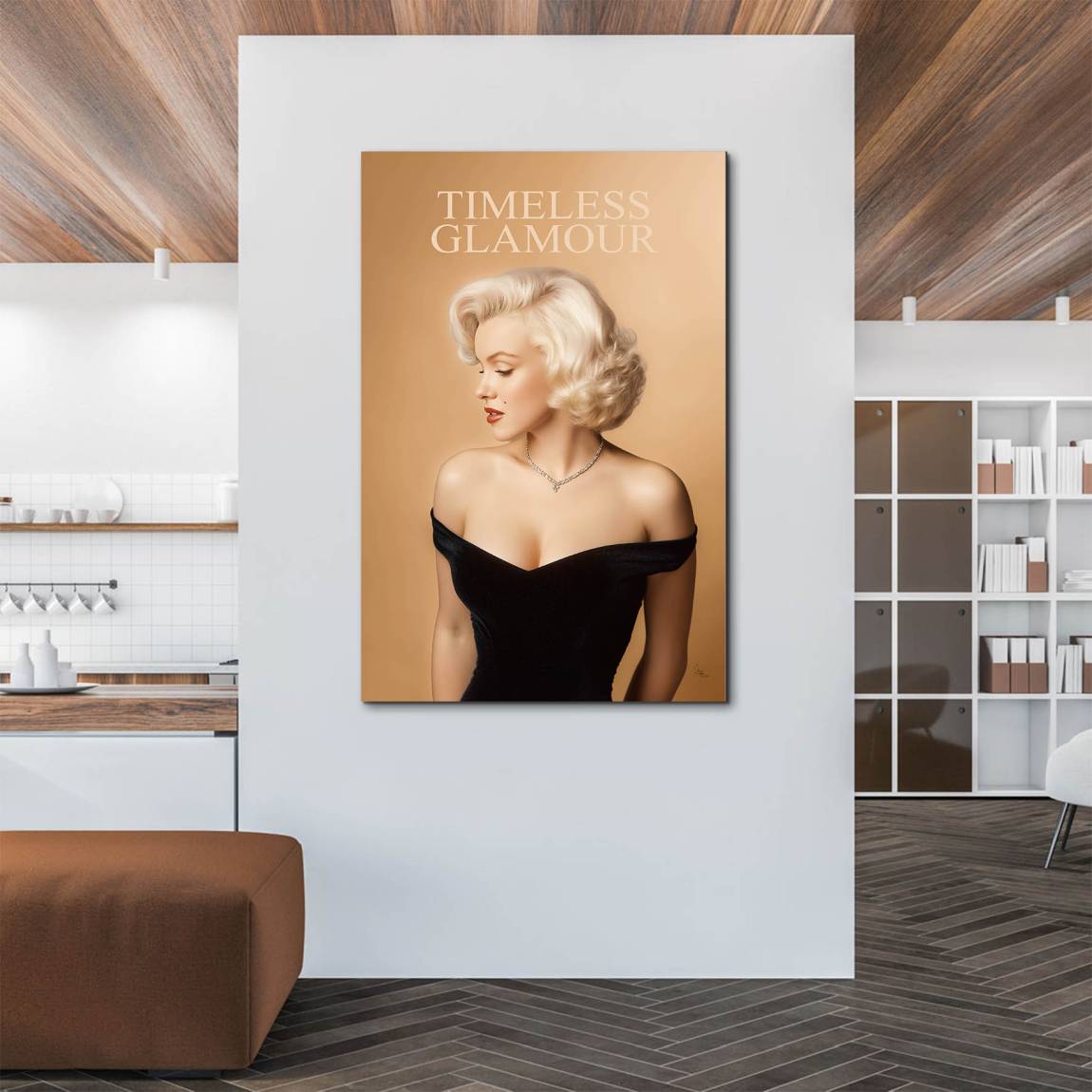 Marilyn Monroe Timeless Alu Dibond Wandbild