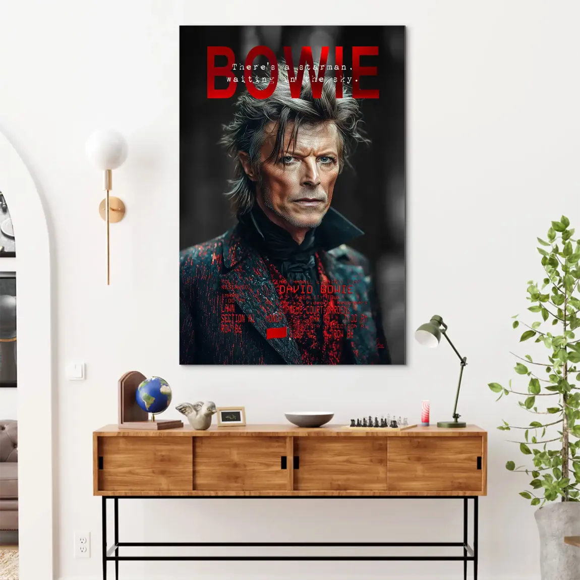 Bowie Starman Alu Dibond Bild