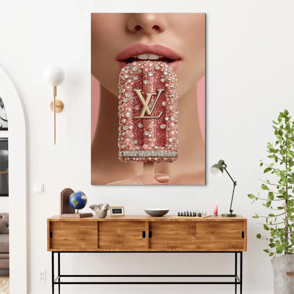 Diamonds and Desire Alu Dibond Bild