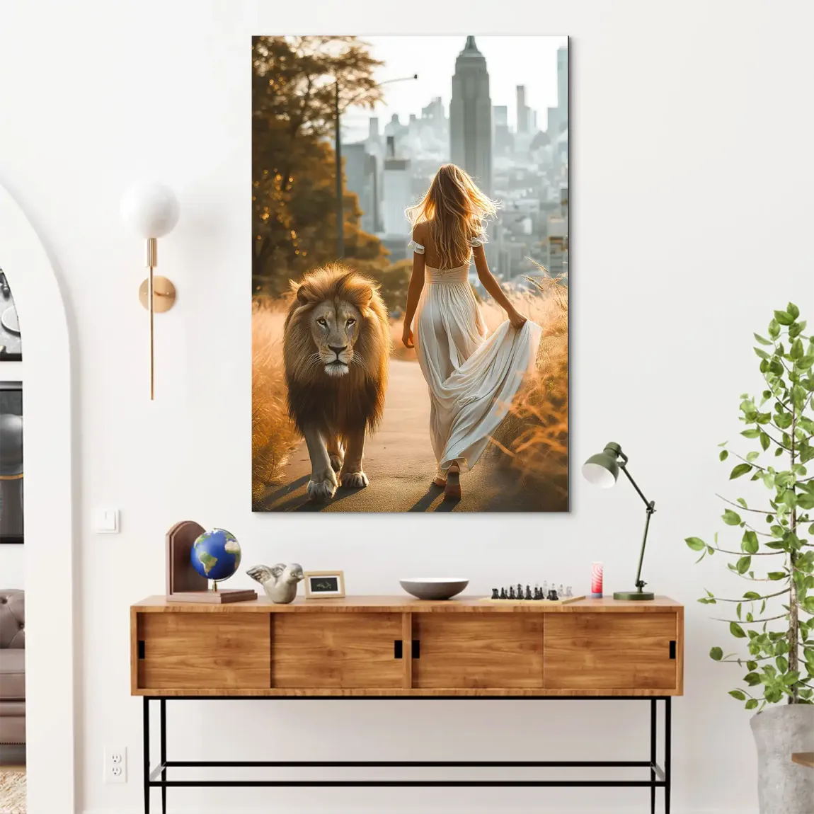 Walk of Courage Alu Dibond Bild