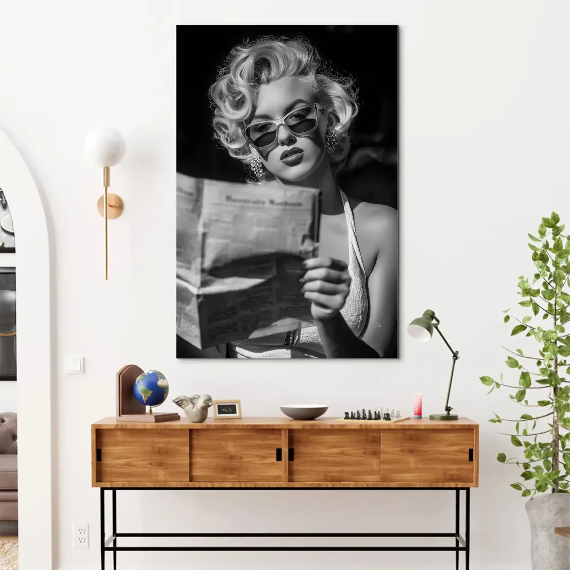 Hollywood Muse Alu Dibond Bild