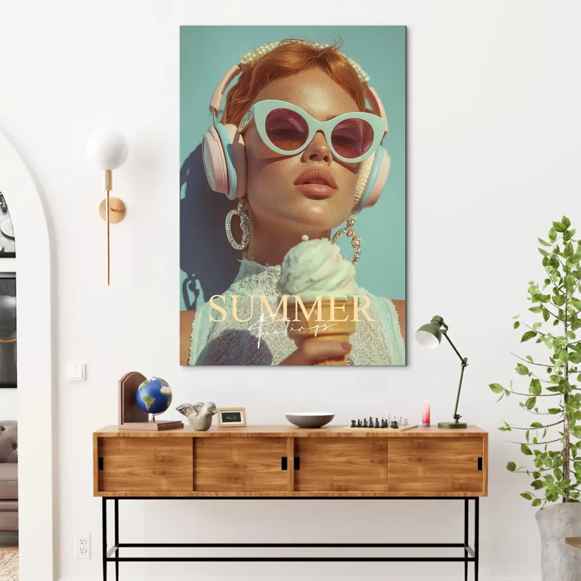 Summerfeeling Alu Dibond Bild