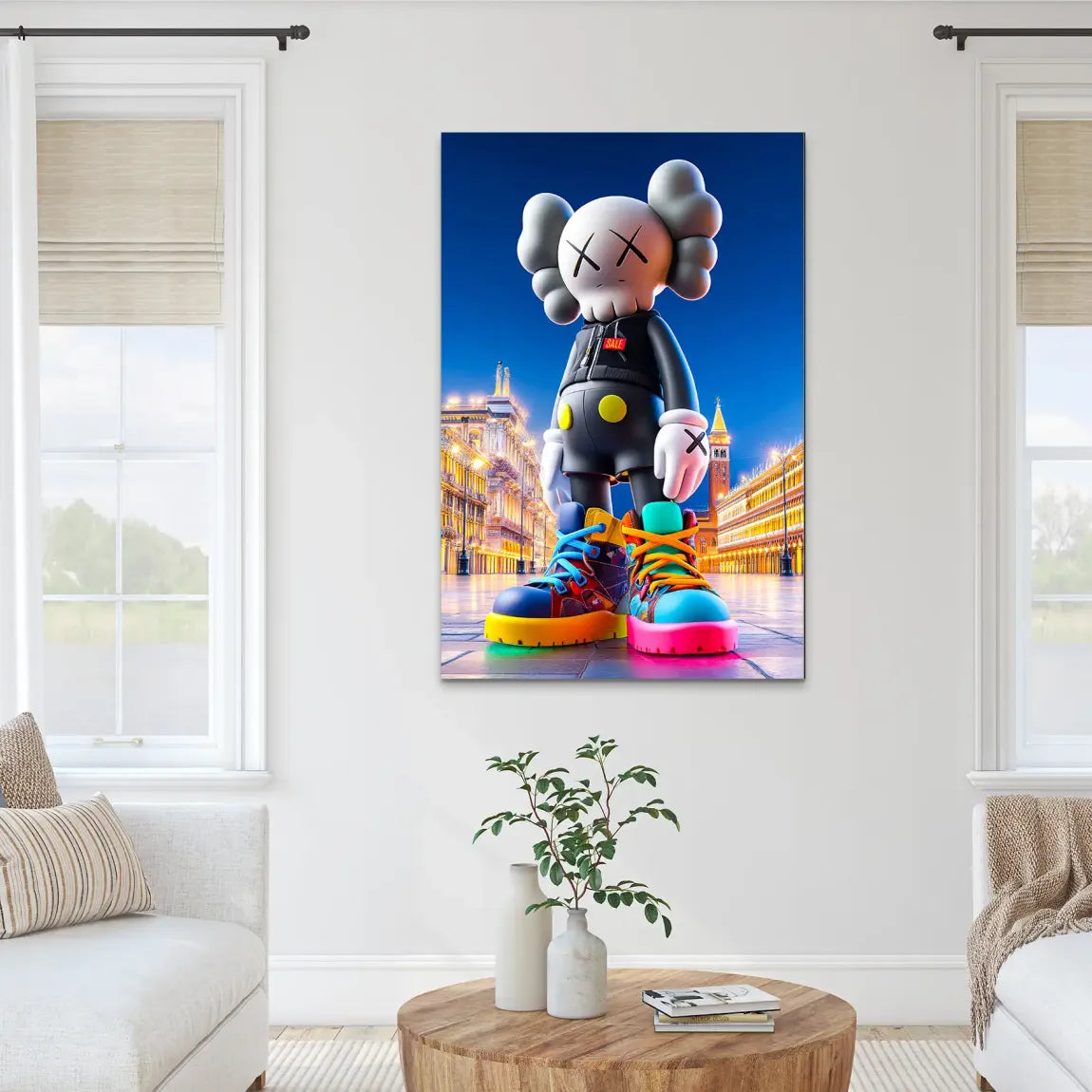 Kaws Pop Art Alu Dibond Bild INGALERIE