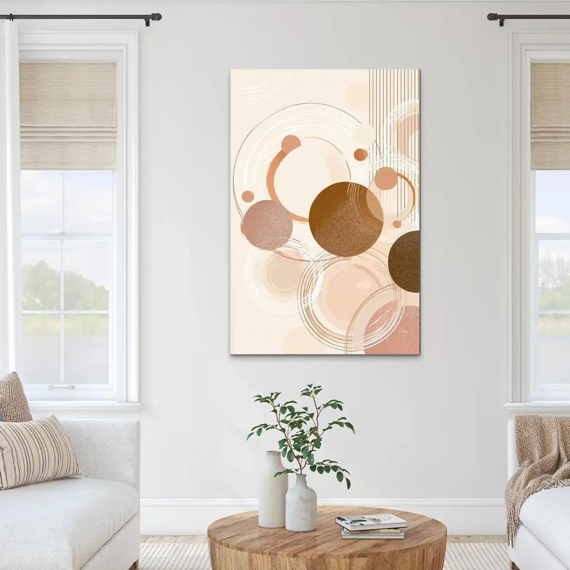 Circles of Timeless Alu Dibond Bild INGALERIE