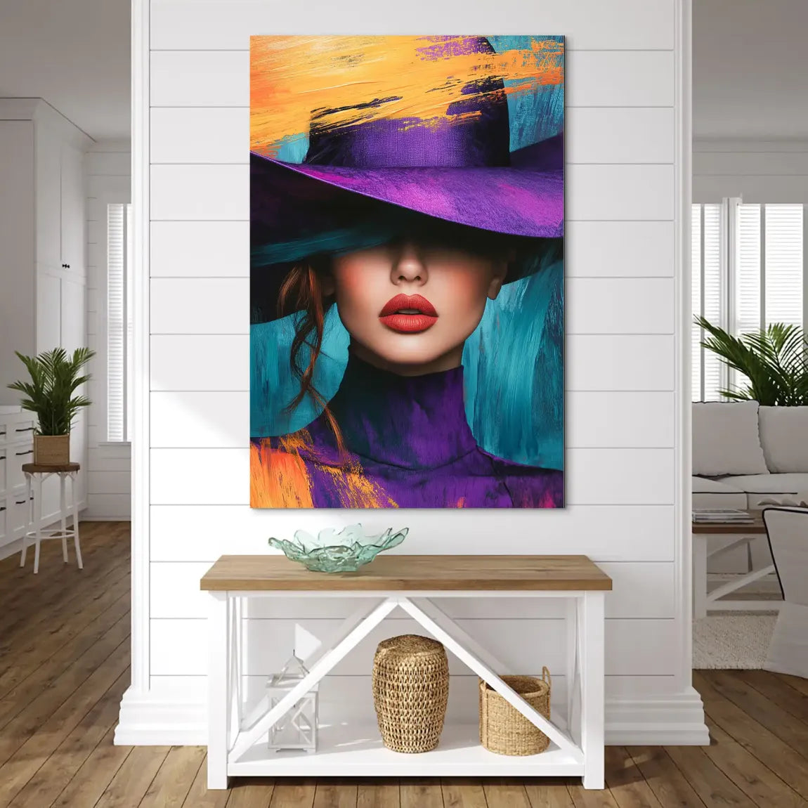 Queen of Color Alu Dibond Bild INGALERIE
