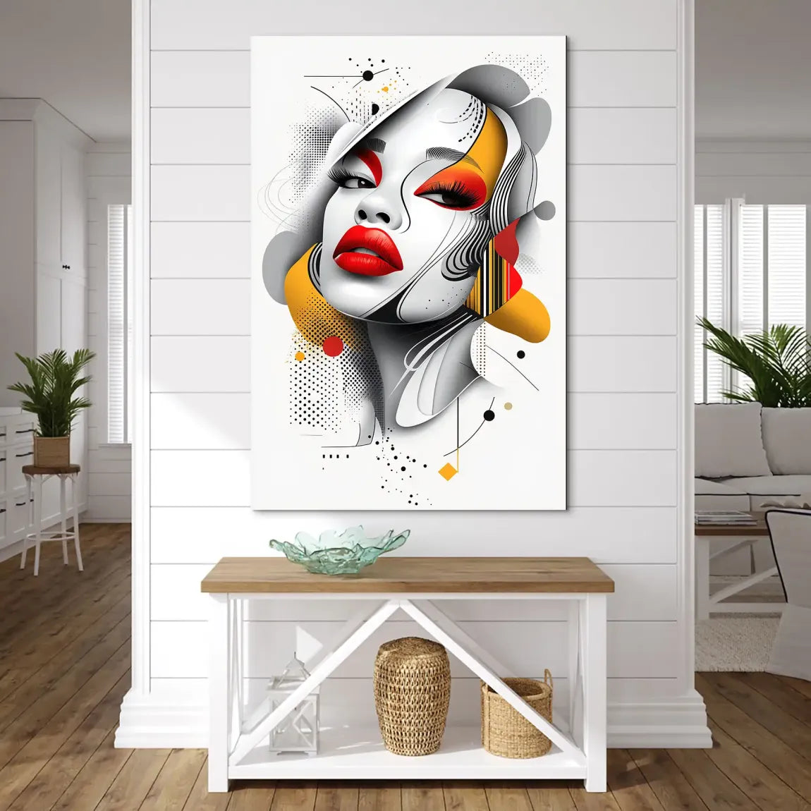 Femme Fatale Modern Art Alu Dibond Bild INGALERIE