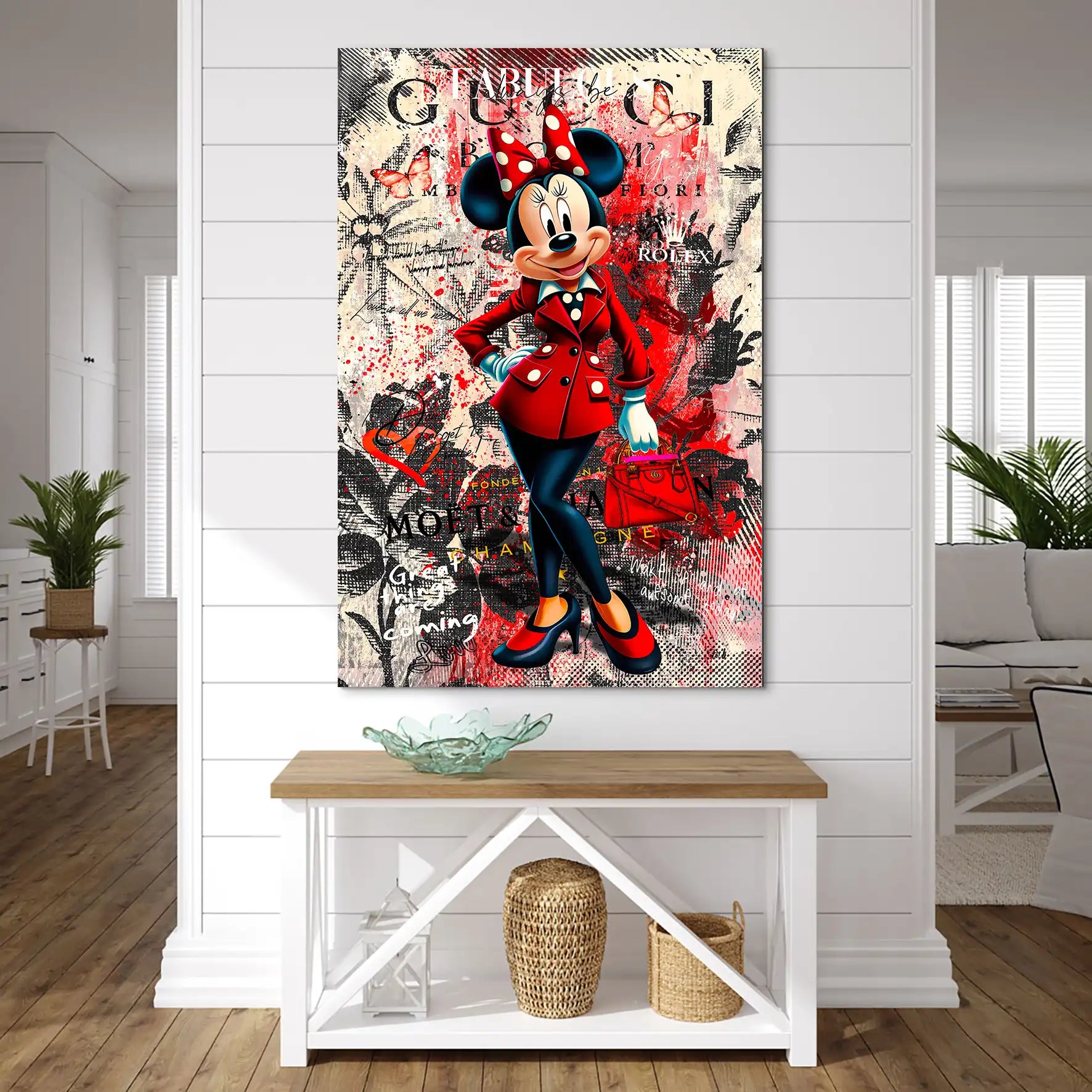 Minnie Gucci AluDibond Bild INGALERIE