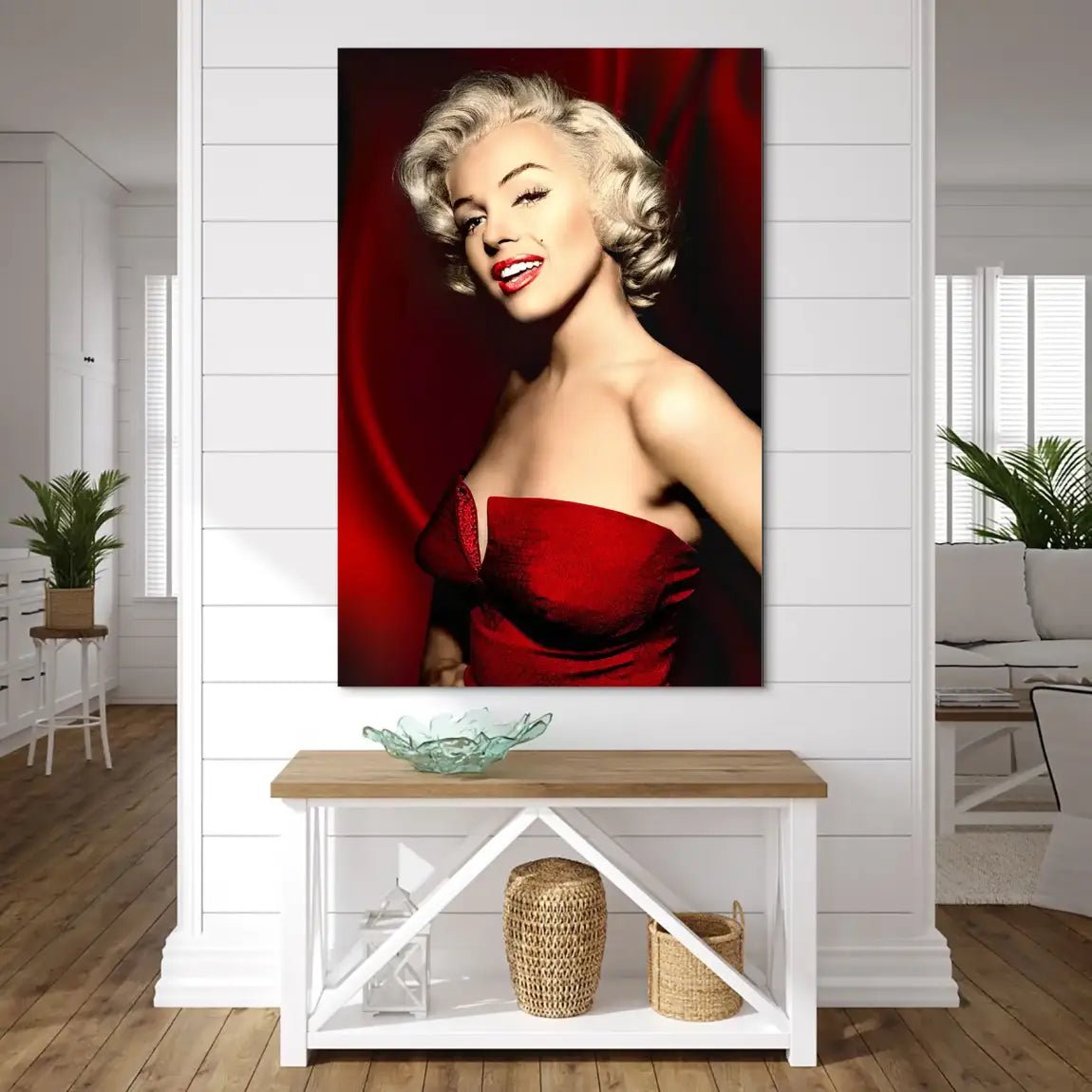Marilyn Monroe Club Style AluDibond Bild INGALERIE