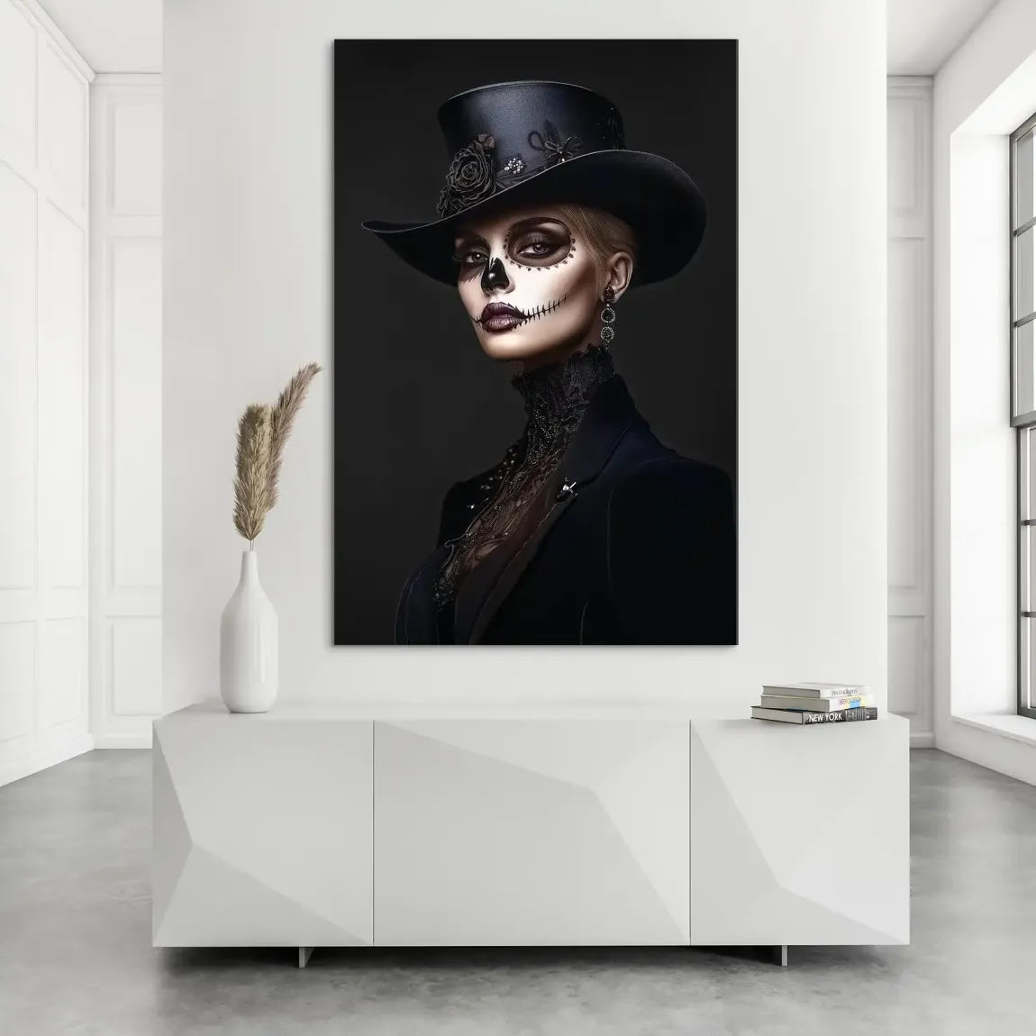 Lady of Shadows Color AluDibond Bild INGALERIE