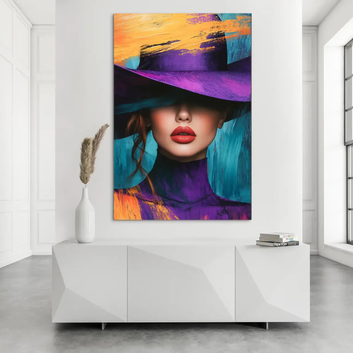 Queen of Color Alu Dibond Bild INGALERIE