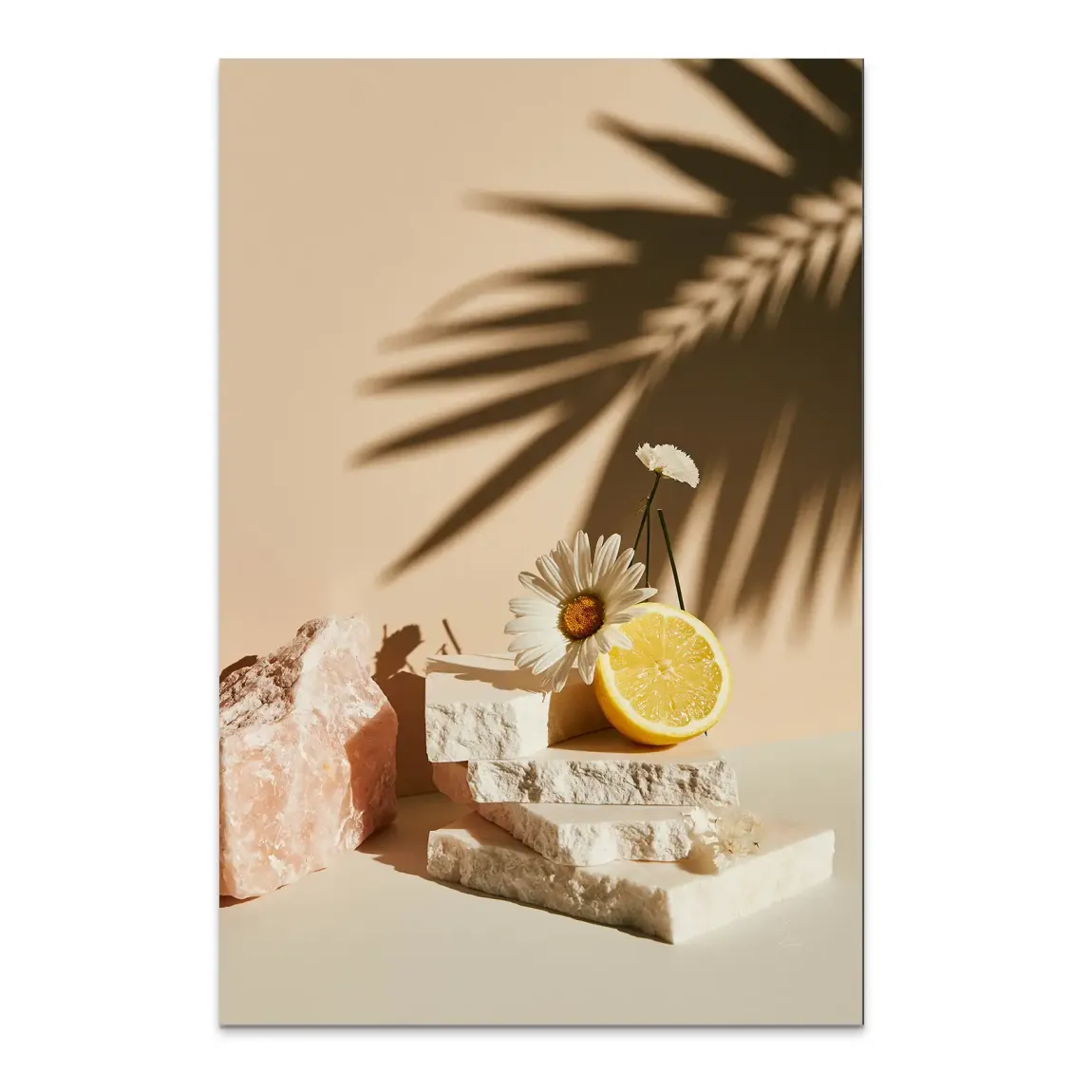 Zitrus Blüte Alu Dibond Wandbild