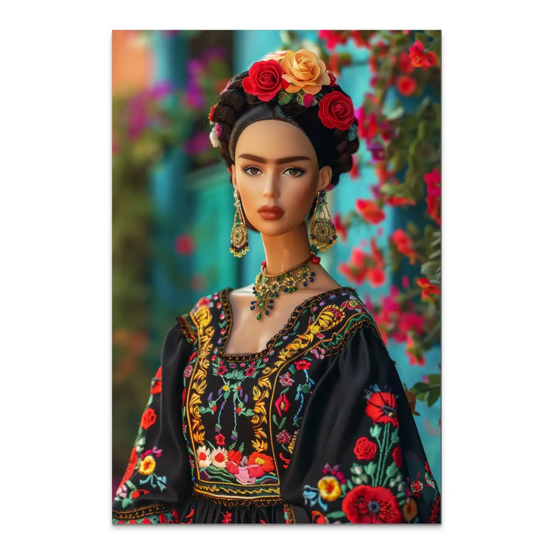 Frida Barbie Alu Dibond Bild