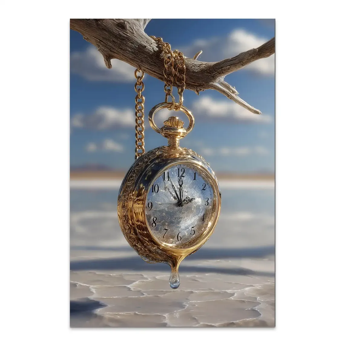 Dali Time Alu Dibond Bild