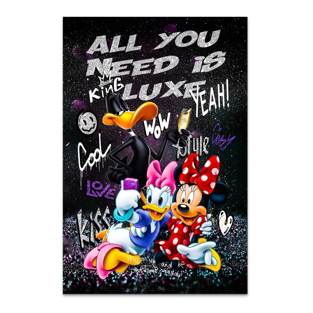 Duffy Minnie Daisy Luxe AluDibond Bild INGALERIE