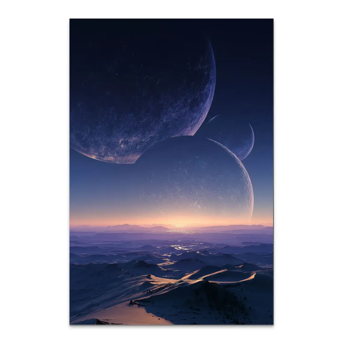 Jenseits der Welt Alu Dibond Bild