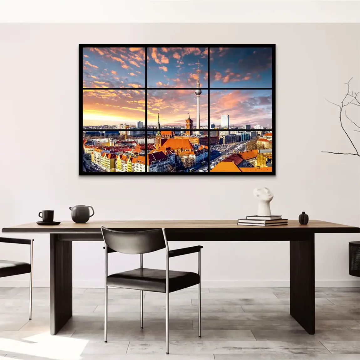 Berlin Skyline AluDibond Bild