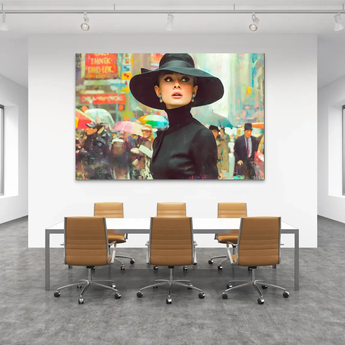 Audrey in New York Nr.2 Alu Dibond Bild INGALERIE