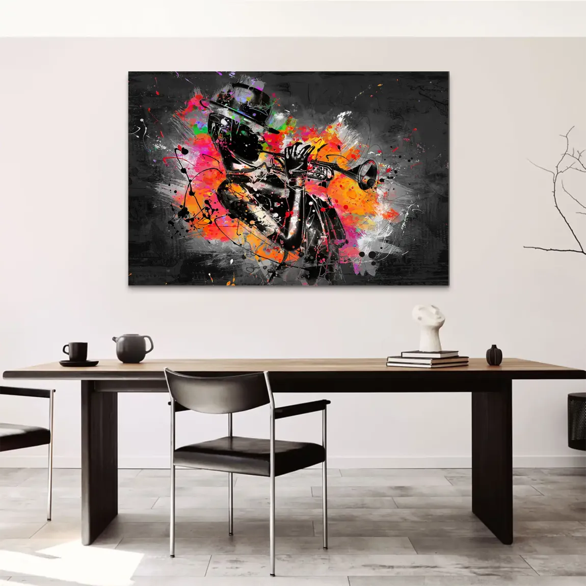 Jazzman Pop Style AluDibond Bild