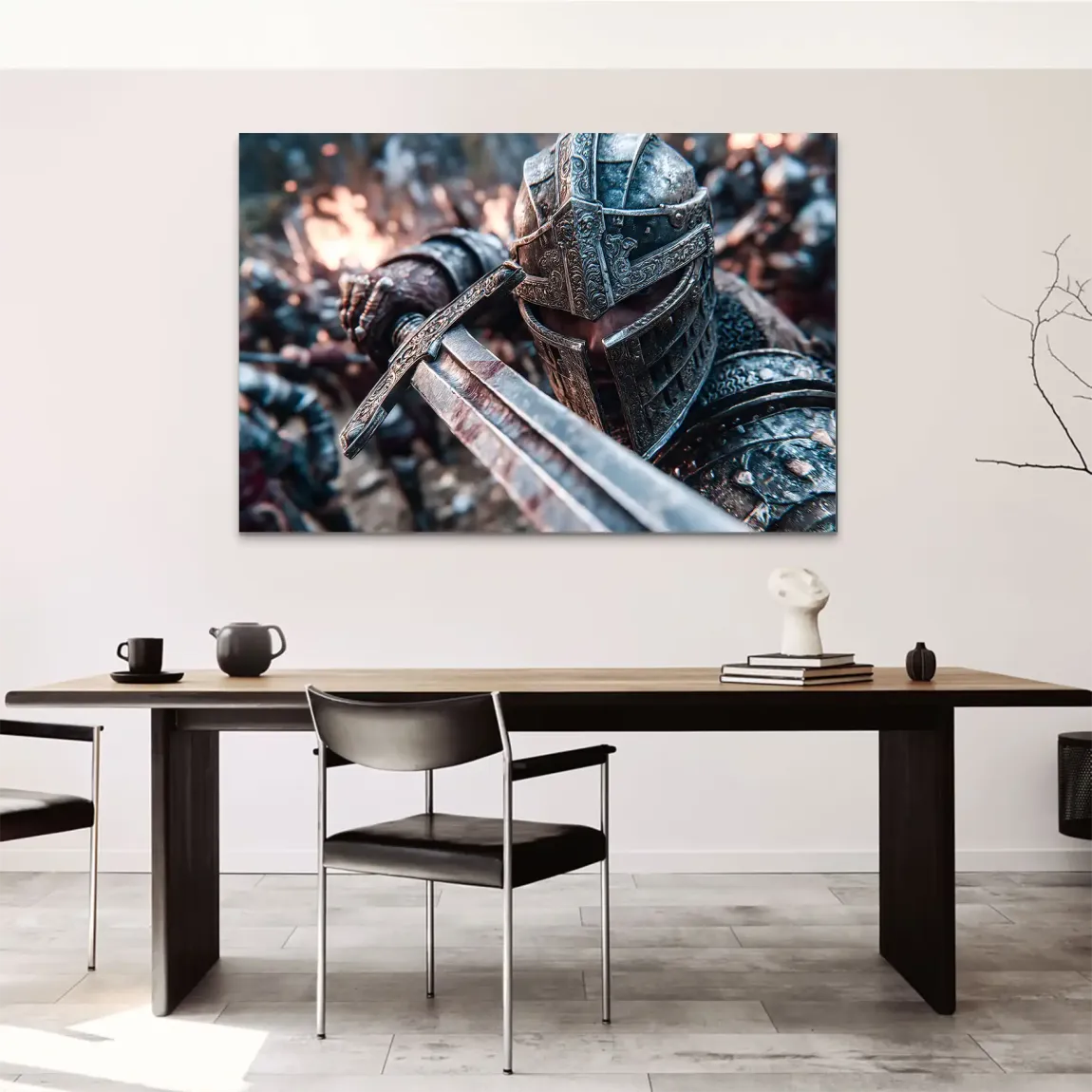 Steel Valor Alu Dibond Bild