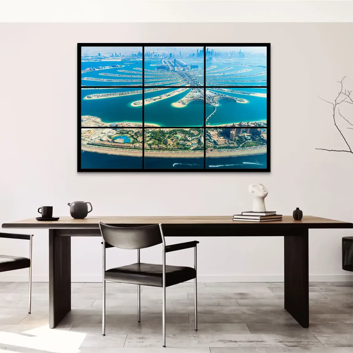 Palm View Dubai AluDibond Bild