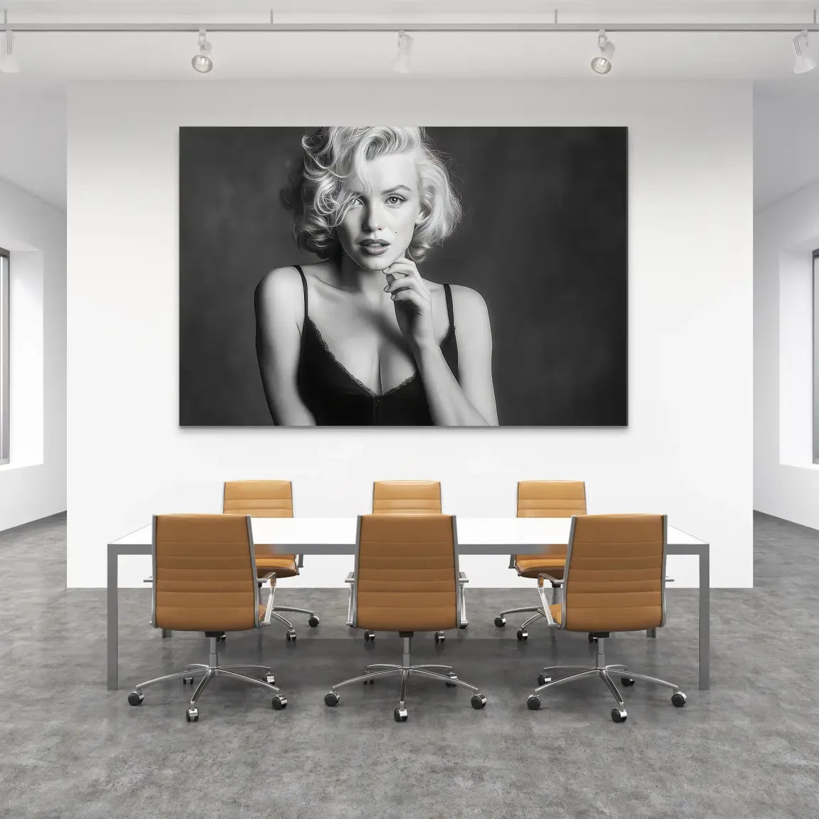 Marilyn Monroe Silent Erotik Alu Dibond Bild INGALERIE