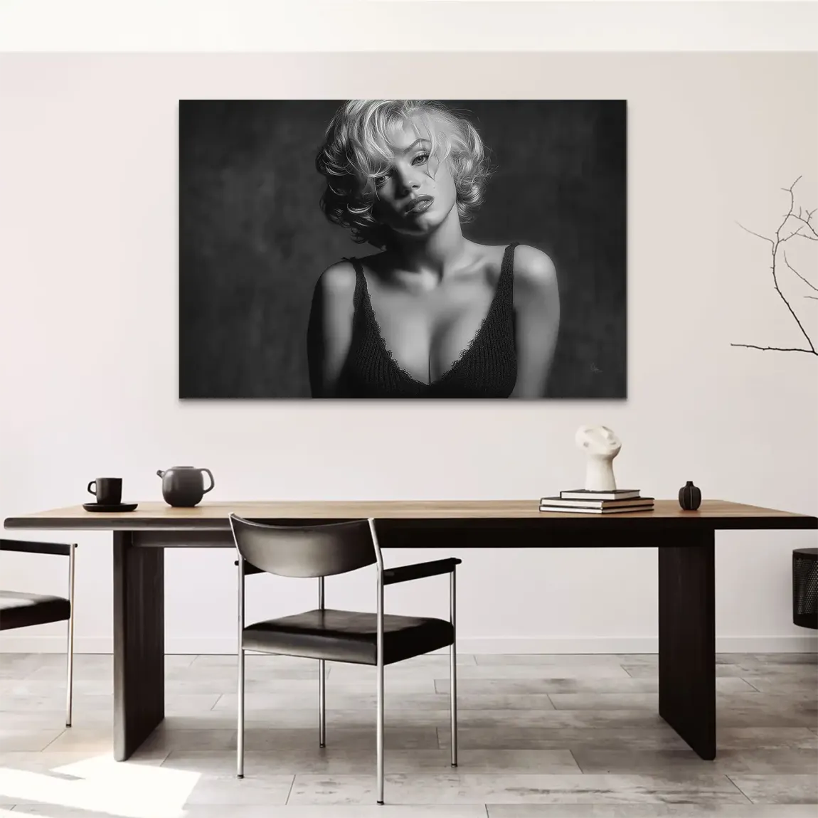 Marilyn Monroe Glamour AluDibond Wandbild
