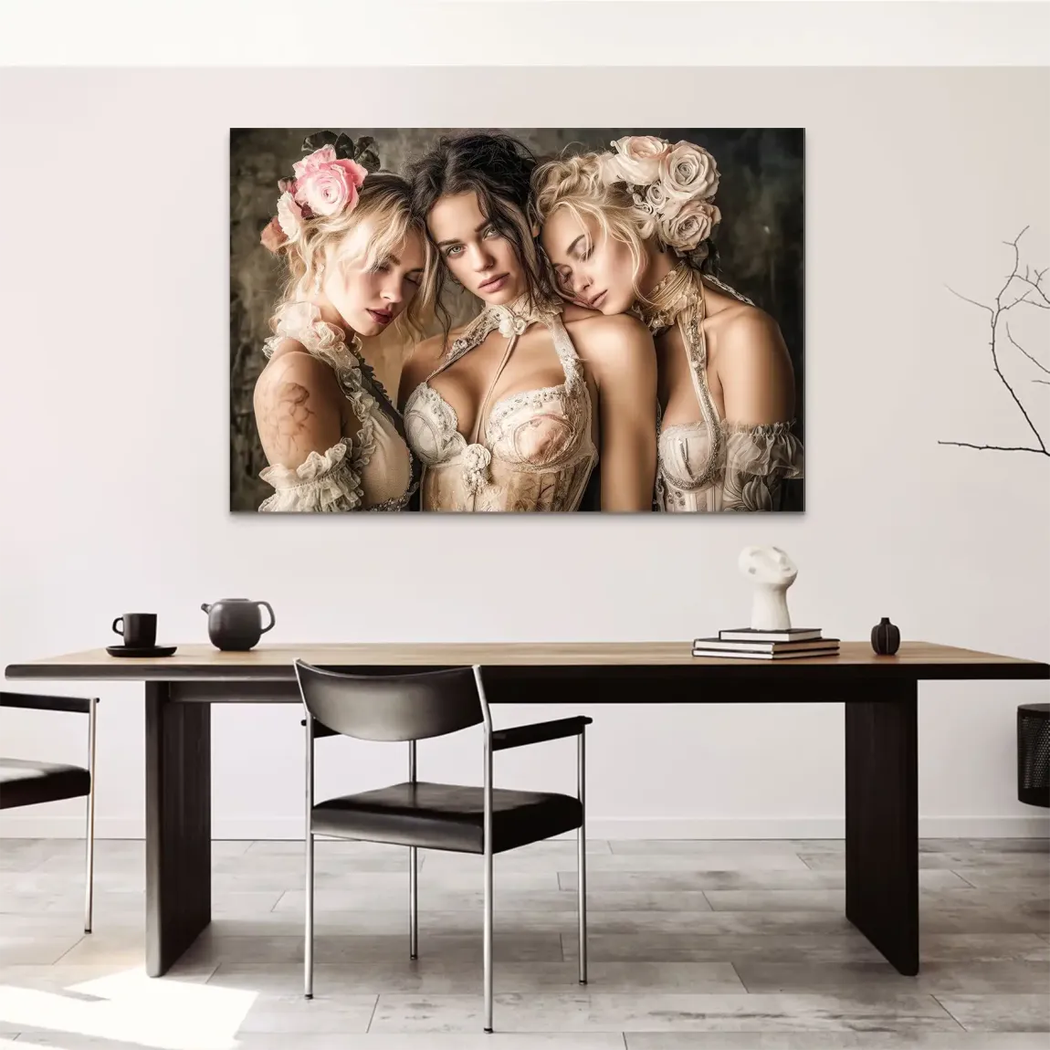 Rosé Harmony AluDibond Bild