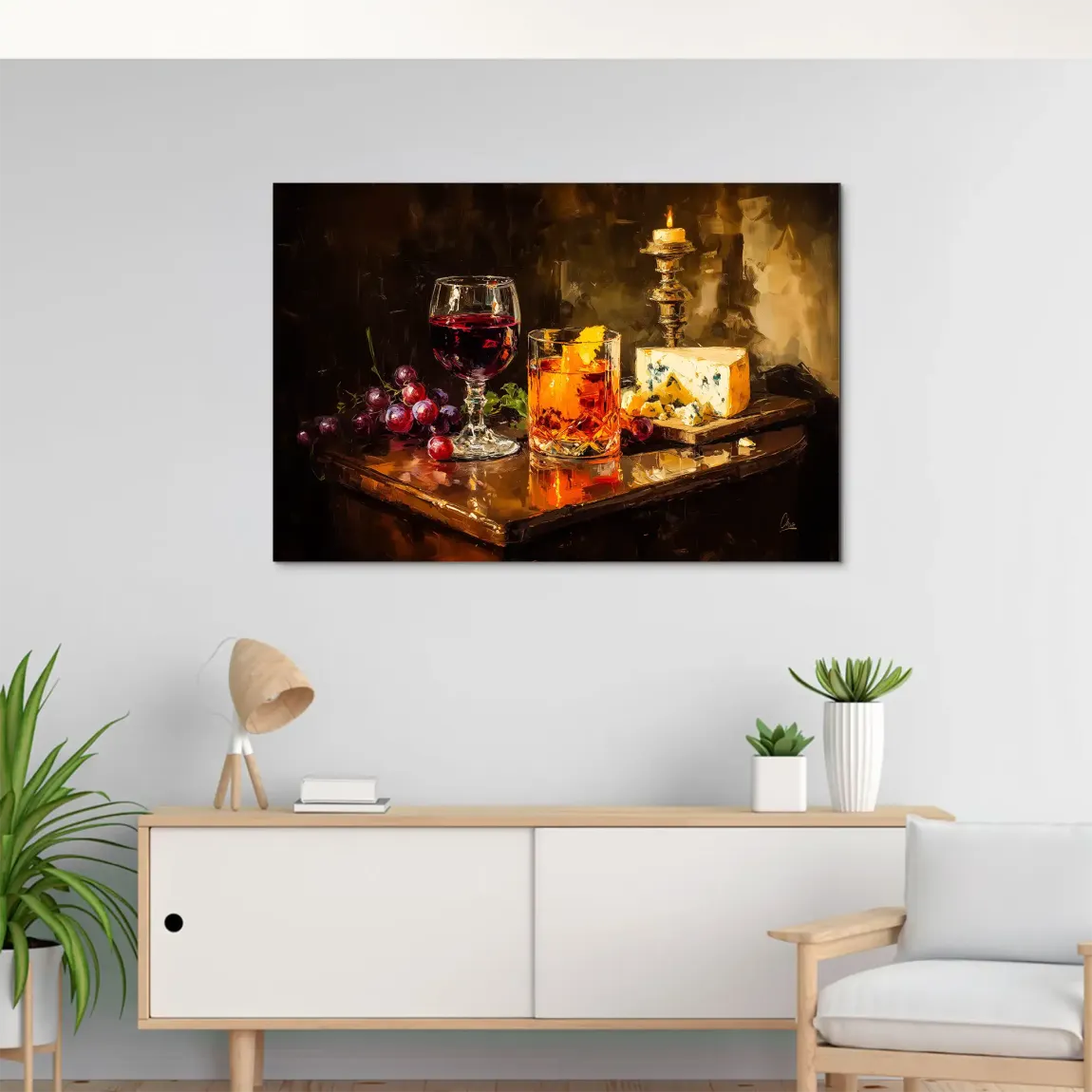 Wein & Genuss AluDibond Bild