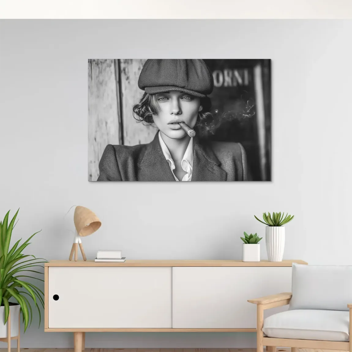 Zigarre und Stil AluDibond Bild