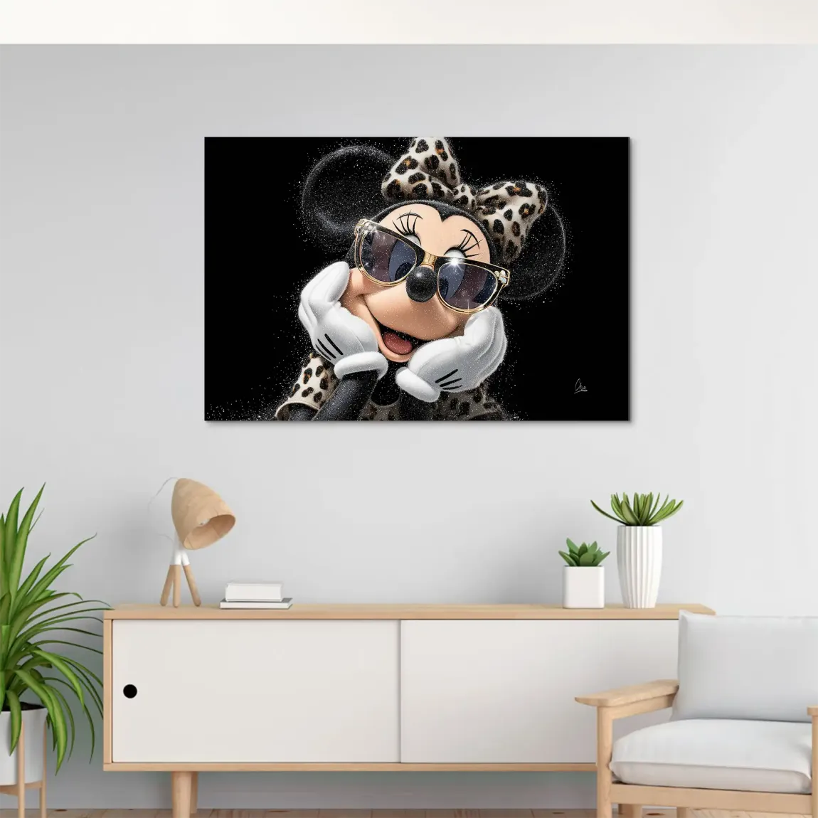 Minnie Maus Chic Spark AluDibond Bild