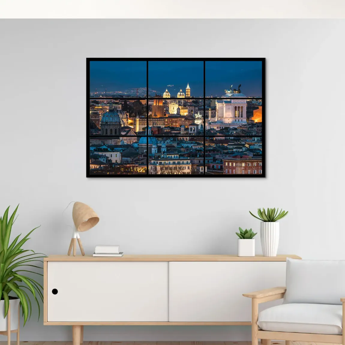 Nights of Rome Alu Dibond Bild